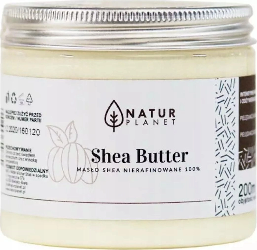 NATUR PLANET_Masło Shea nierafinowane 200ml 5902693800880