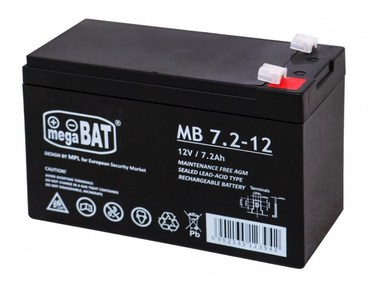 Milly Mally Megabat 12V 7.2Ah