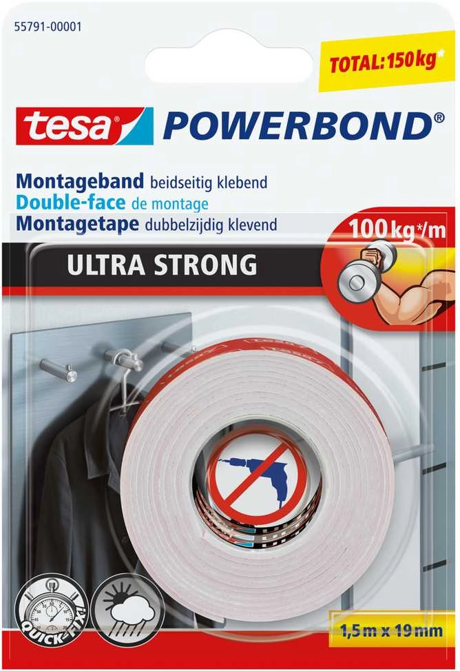 Tesa tesa Powerbond Montageband Ultra Strong