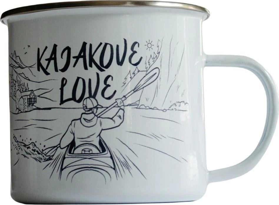 Travelset Enamel mug - Kajakove Love