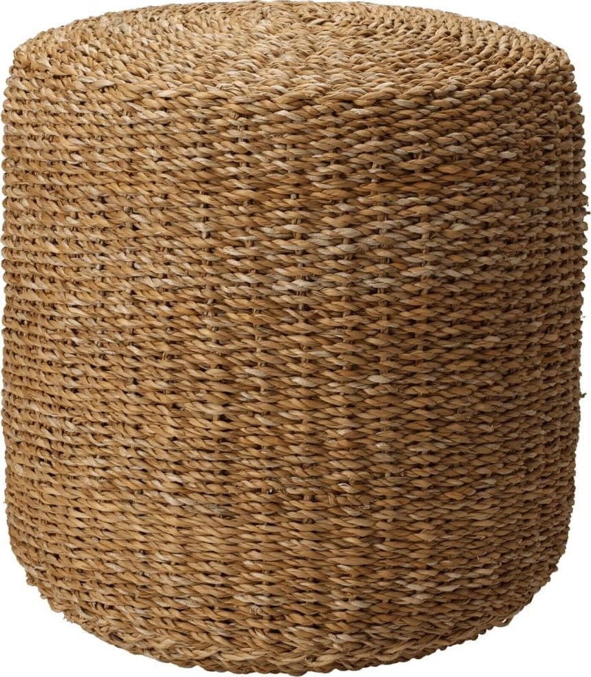 VidaXL HomeStyling Round pouffe  natural  40x38