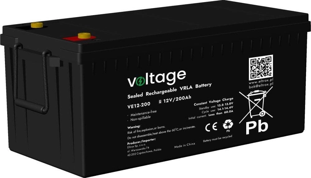 AGM Voltage 12V 200Ah VE12-200 battery