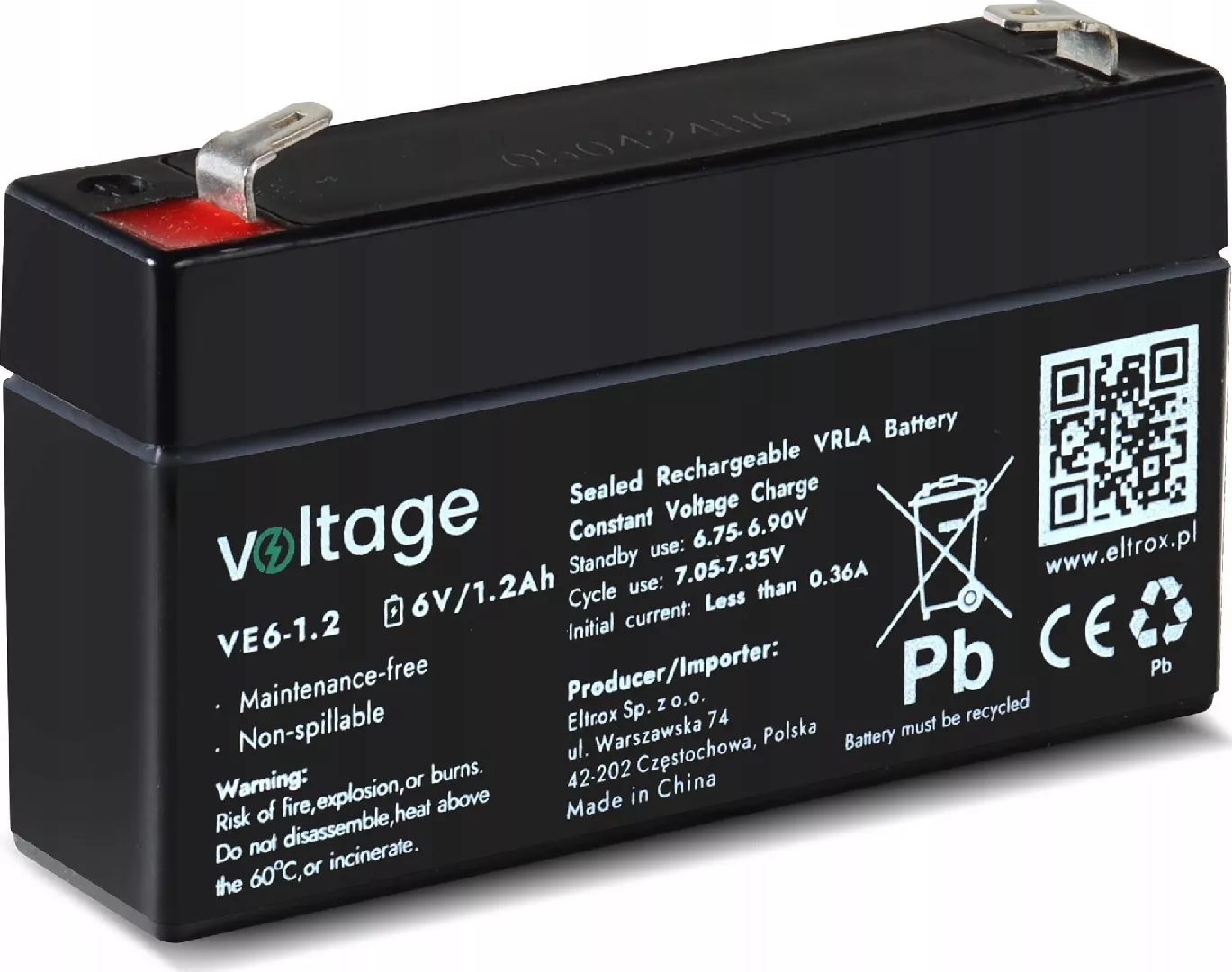 Voltage - Akumulator AGM 6V 1