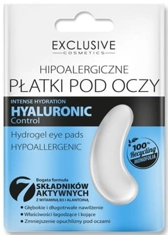 EXCLUSIVE COSMETICS Hyaluronic Control Płatki hipoalergiczne