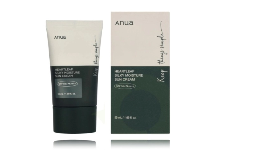 Anua Heartleaf Silky Moisture Sun Cream