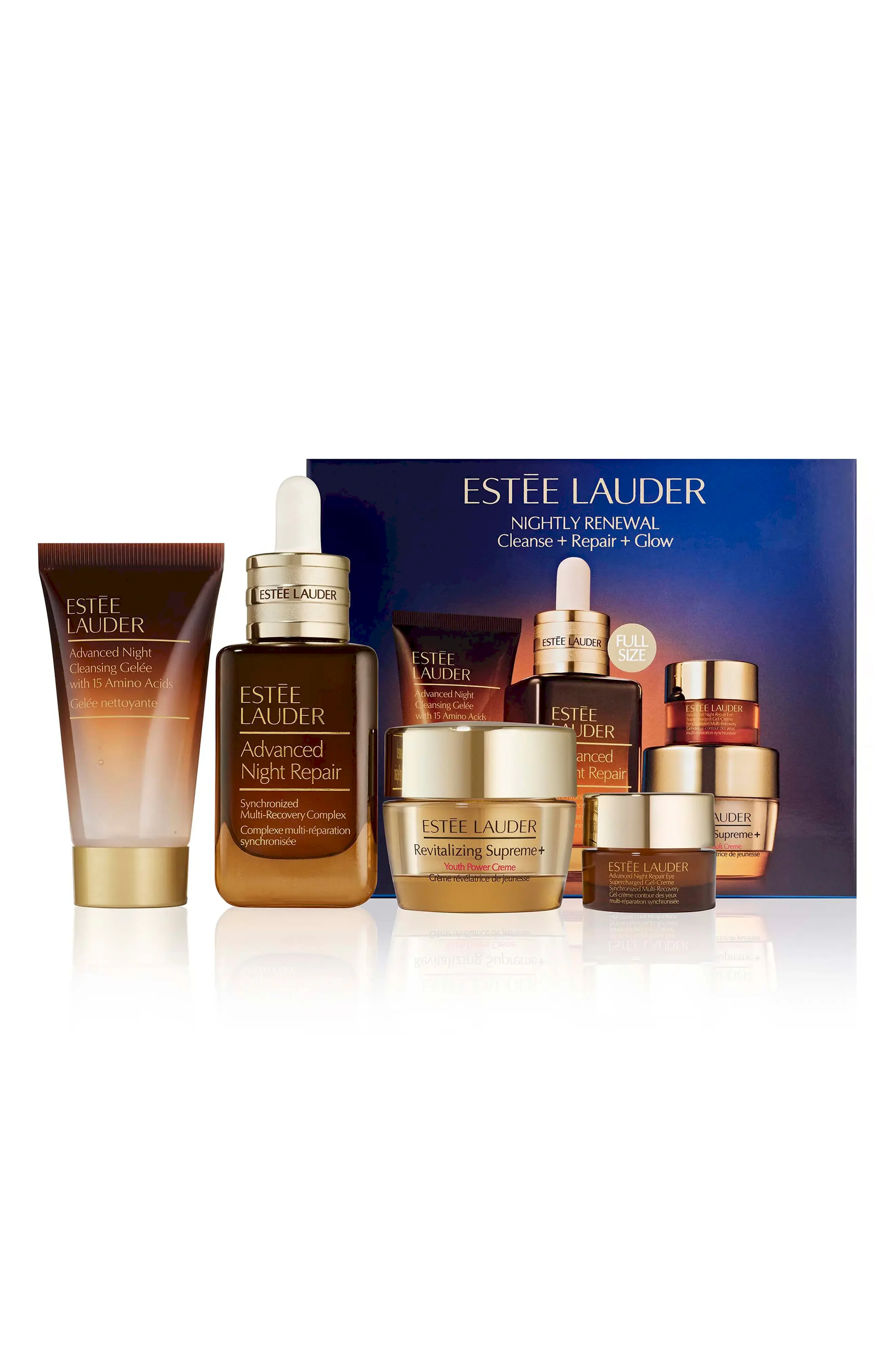 ESTEE LAUDER_SET Nightly Renewal cleansing gel