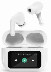 Gembird TWS-LCD-ANC-01-W in-ear (in-ear type) headphones
