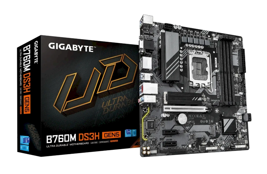 Pagrindinė plokštė GIGABYTE B760M DS3H GEN5