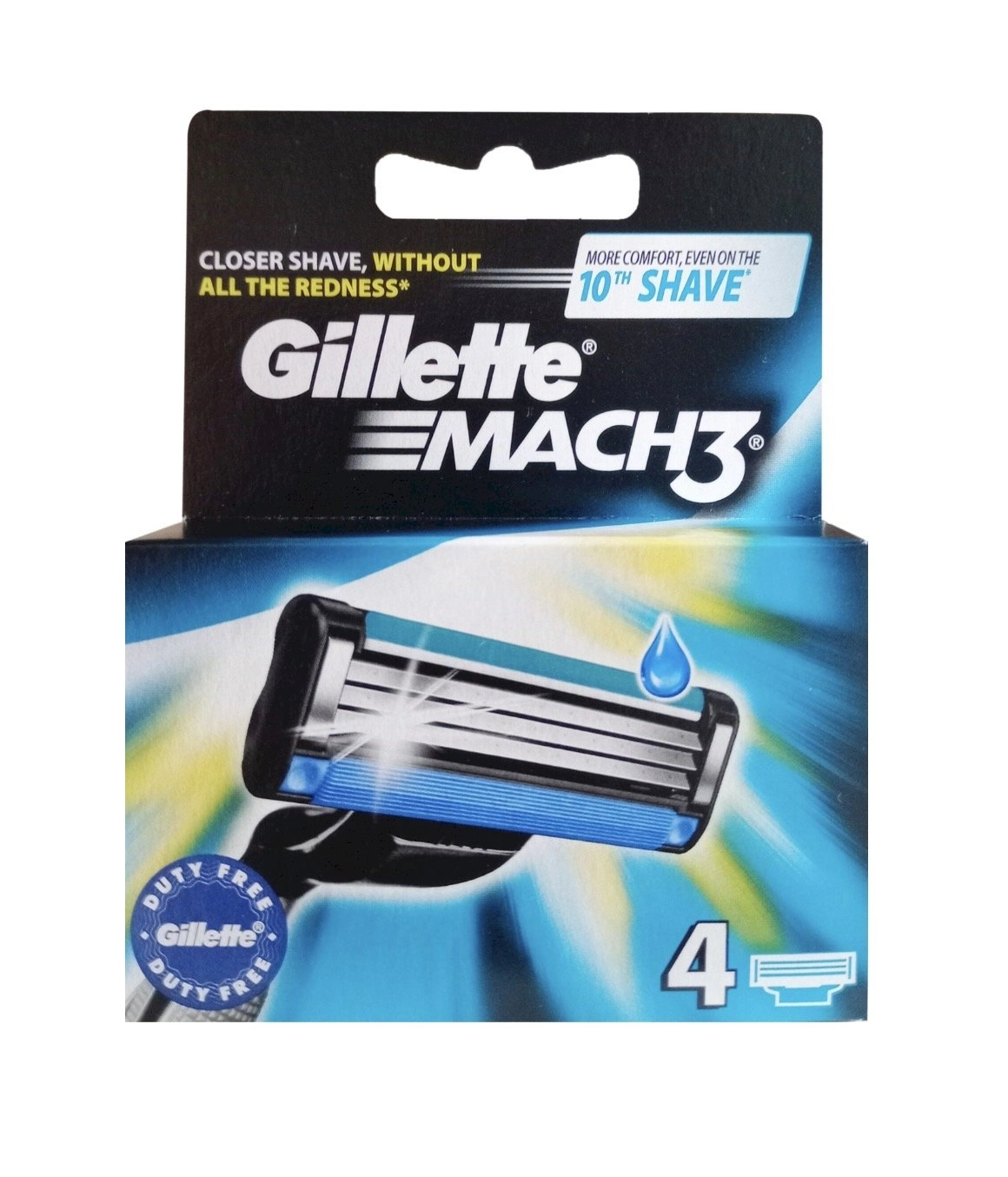 Gillette Mach3 Replacement Shaving Heads 4pcs