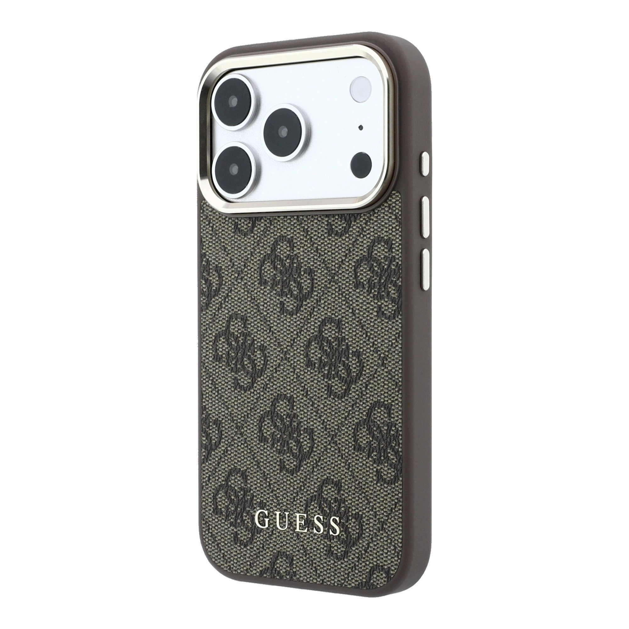 Guess PU Leather 4G Gold Frame