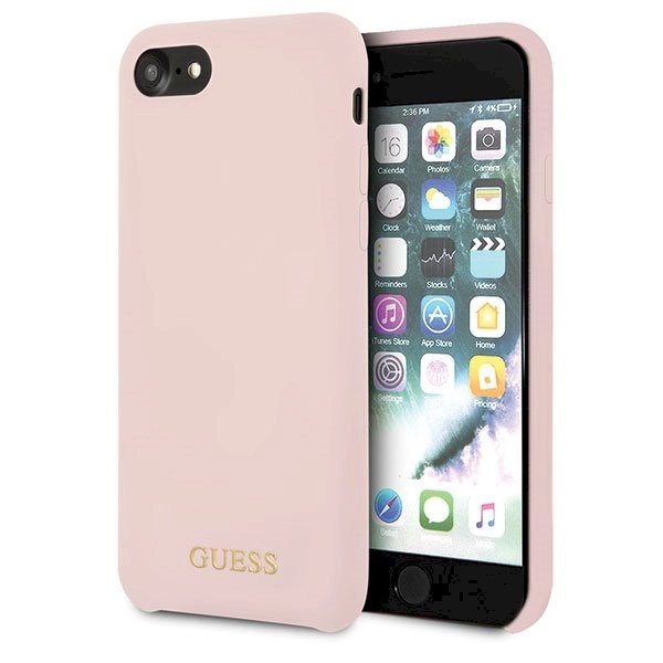 Guess GUHCI8LSGLLP Hardcase Silicone for iPhone