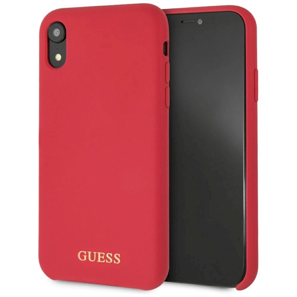 Guess GUHCI61LSGLRE Hardcase Silicone for iPhone
