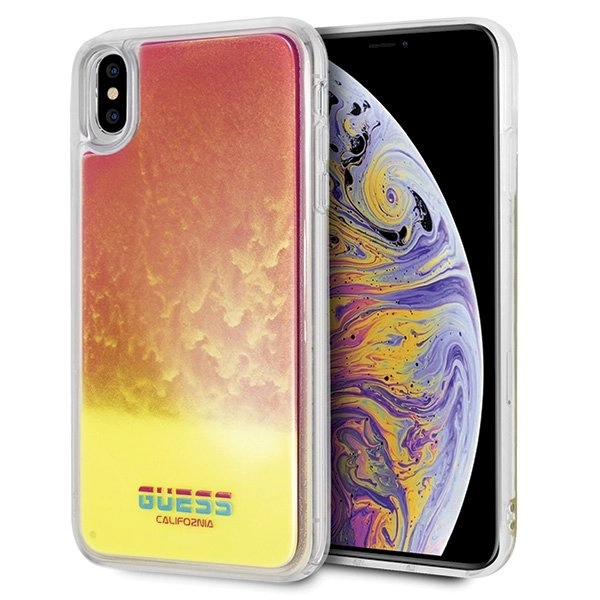 Guess GUHCI65GLCPI iPhone Xs Max różowy
