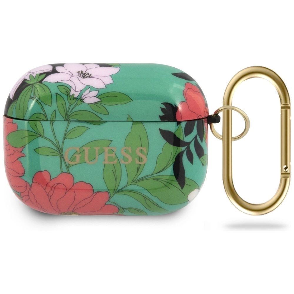 Guess GUACAPTPUBKFL01 AirPods Pro cover zielony/green