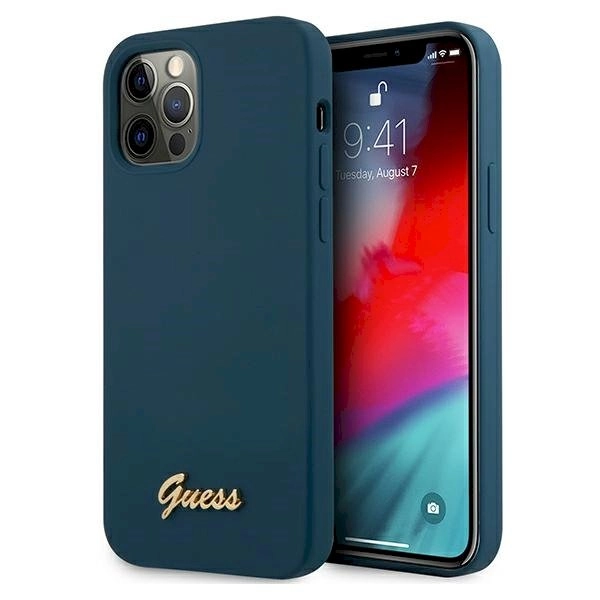 Guess Etui Guess GUHCP12LLSLMGBL Apple iPhone