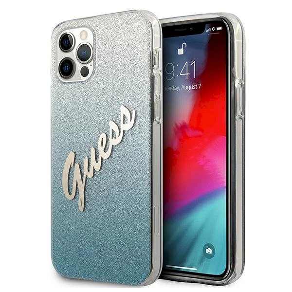 Guess Etui Guess GUHCP12LPCUGLSBL Apple iPhone