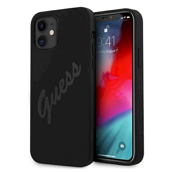 Guess Etui Guess GUHCP12SLSVSBK Apple iPhone