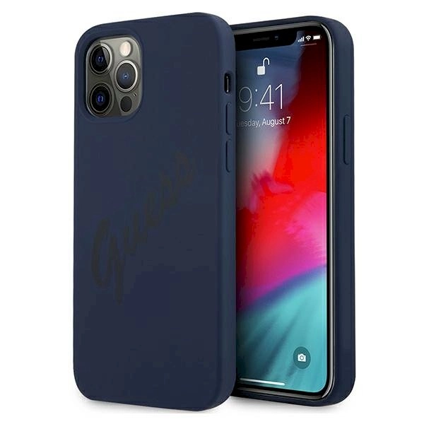 Guess Etui Guess GUHCP12LLSVSBL Apple iPhone