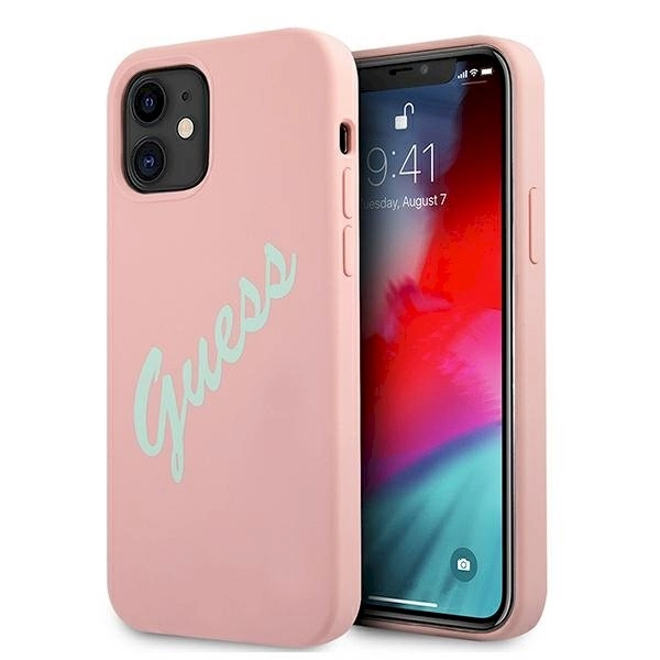 Guess Etui Guess GUHCP12SLSVSPG Apple iPhone