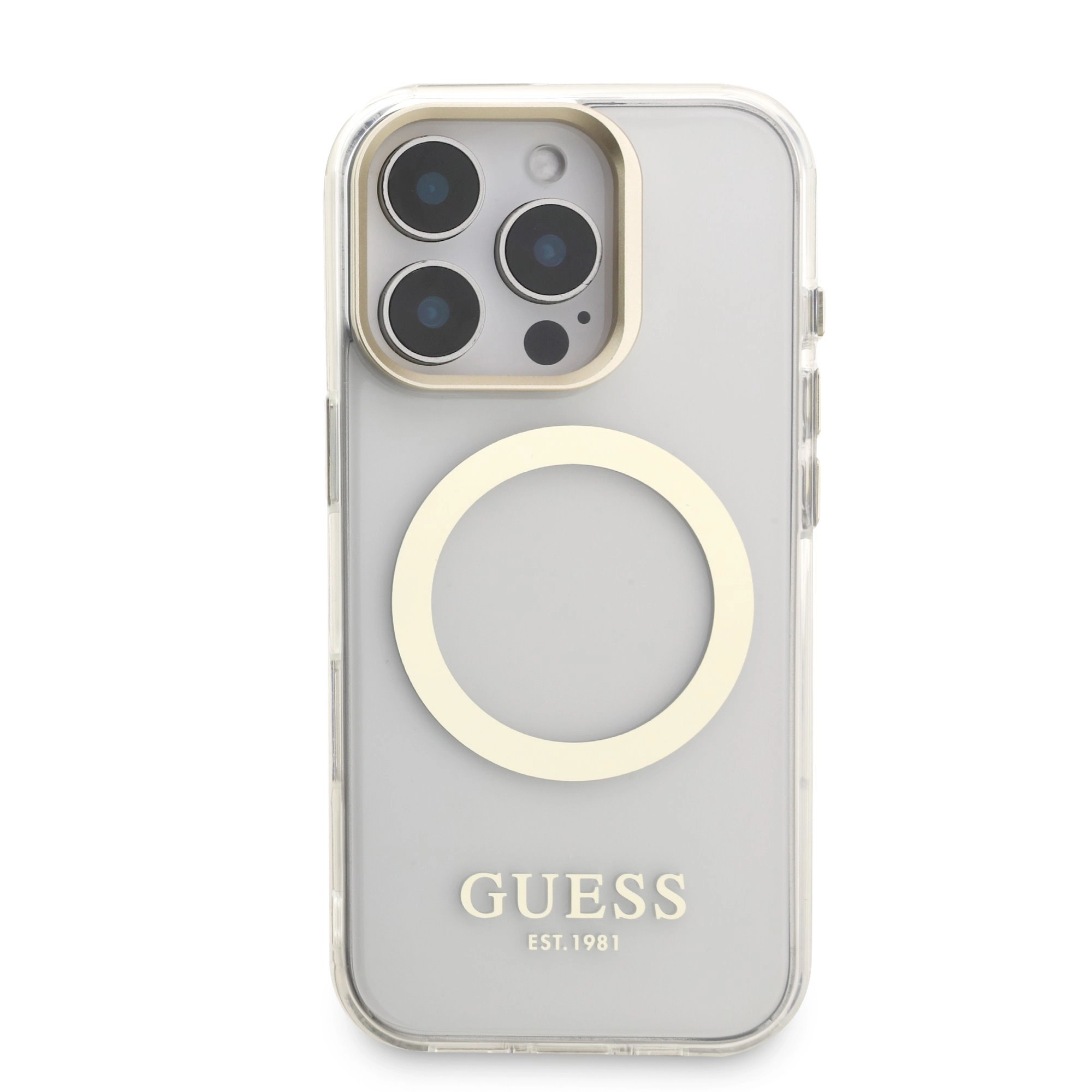 Guess IML Gold Outline Stand Camera