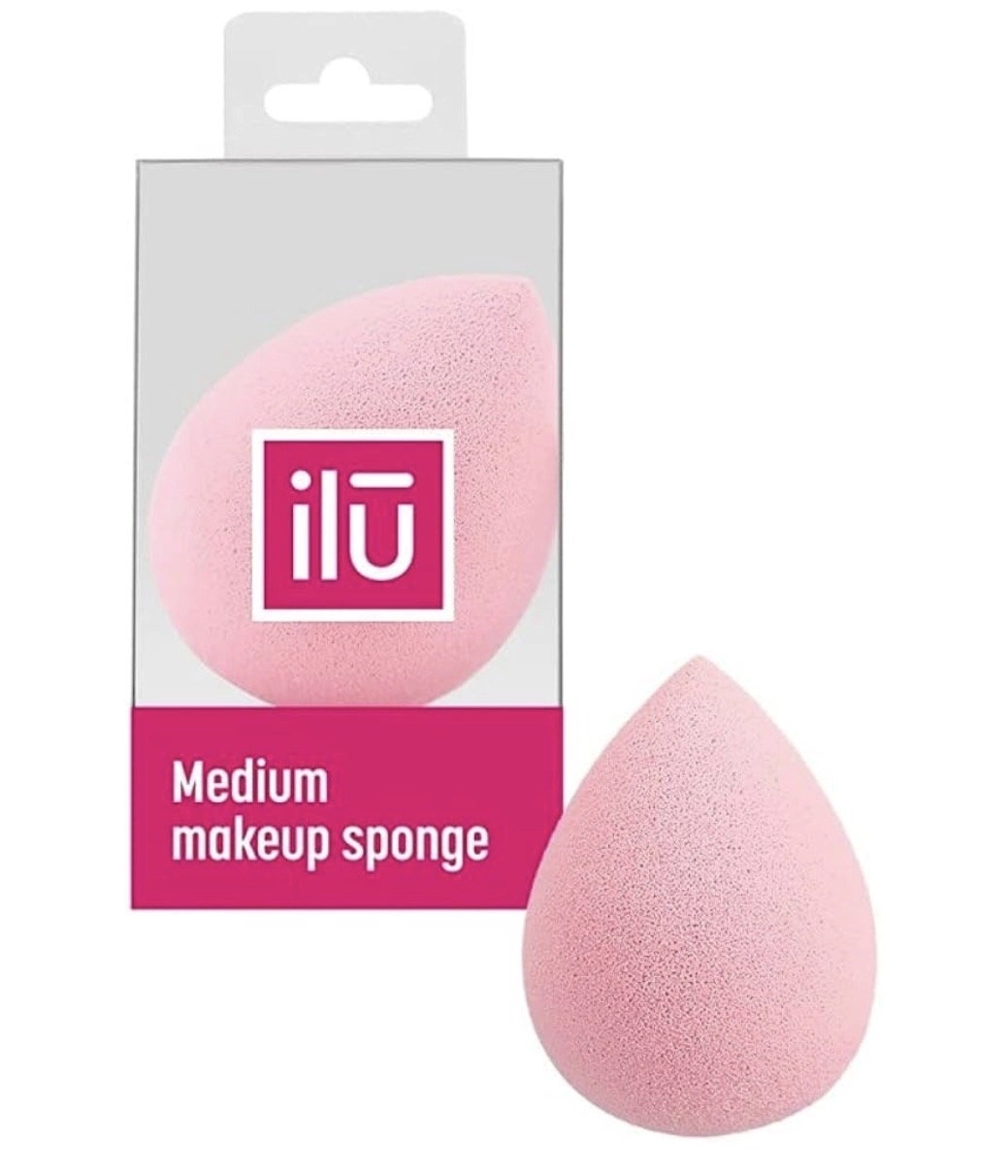 ILU MU SPONGE RAINDROP MEDIUM PINK