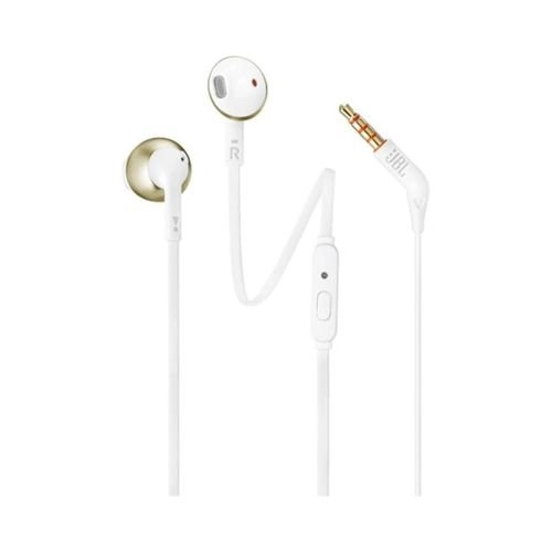 JBL Tune 205 Wired Headphones Gold