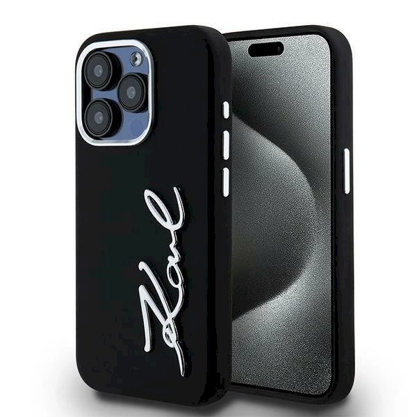 Case Karl Lagerfeld Silicone Metal Script