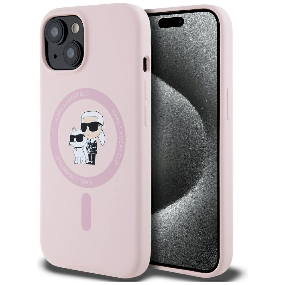 Case Karl Lagerfeld Silicone KarlChoupette MagSafe