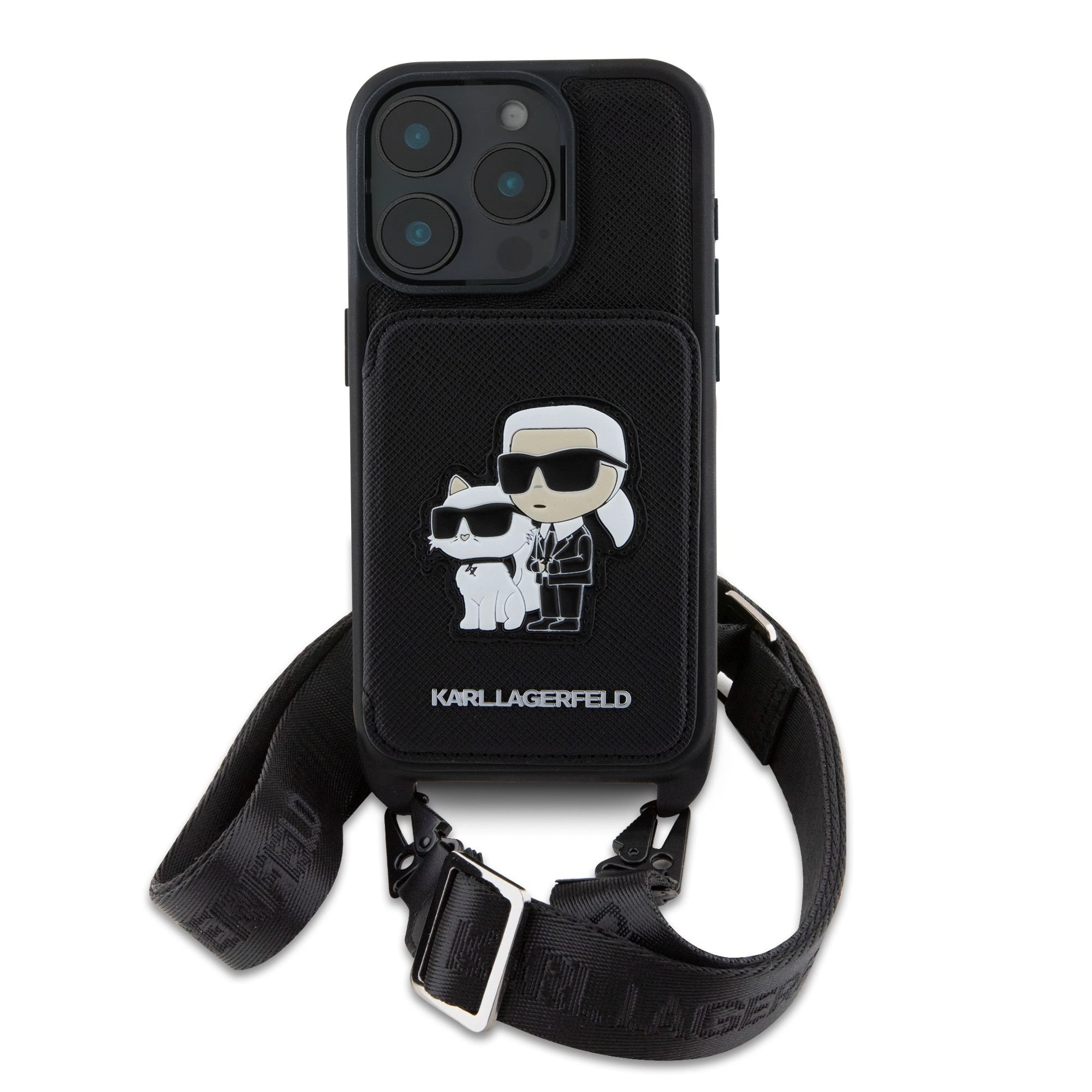 Karl Lagerfeld Saffiano Crossbody Strap Karl