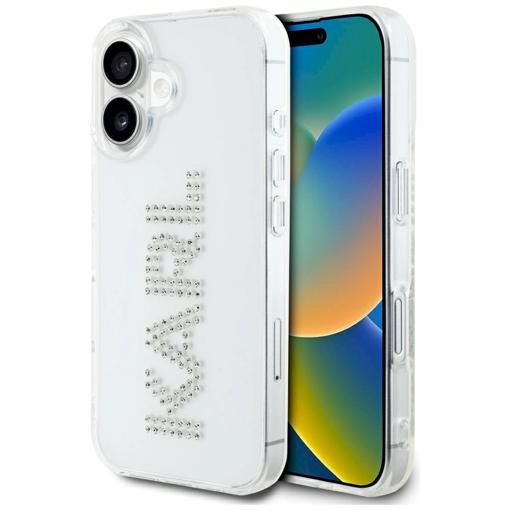 Case Karl Lagerfeld IML Rhinestones Logo