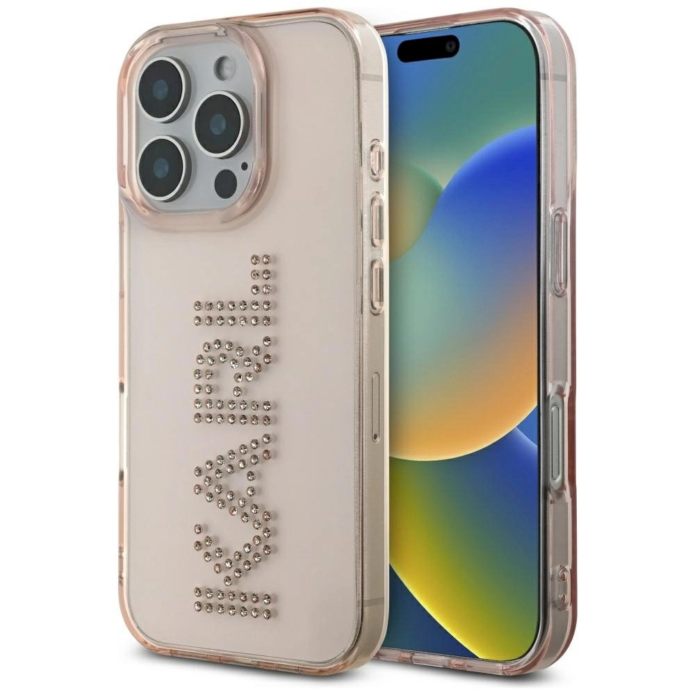 Case Karl Lagerfeld IML Rhinestones Logo