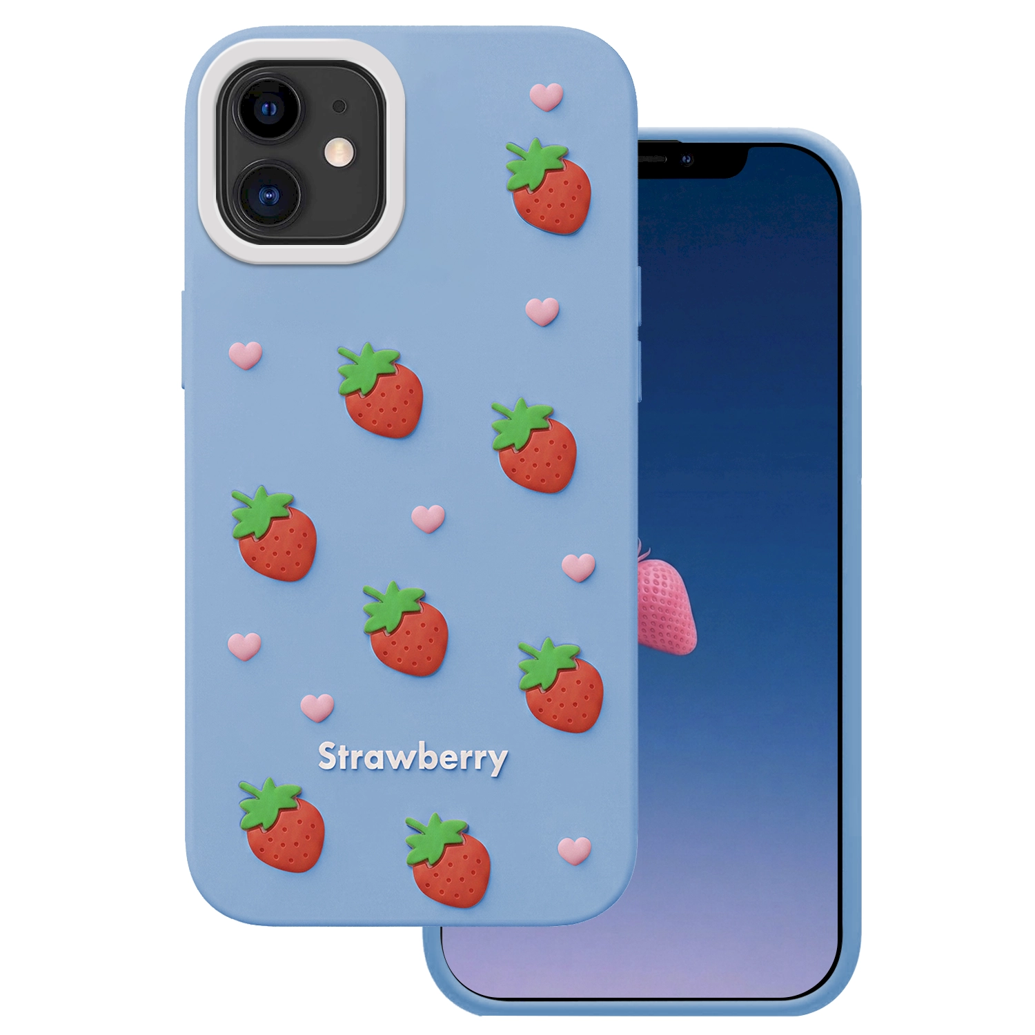 Mocco Strawberry Back Case for Apple