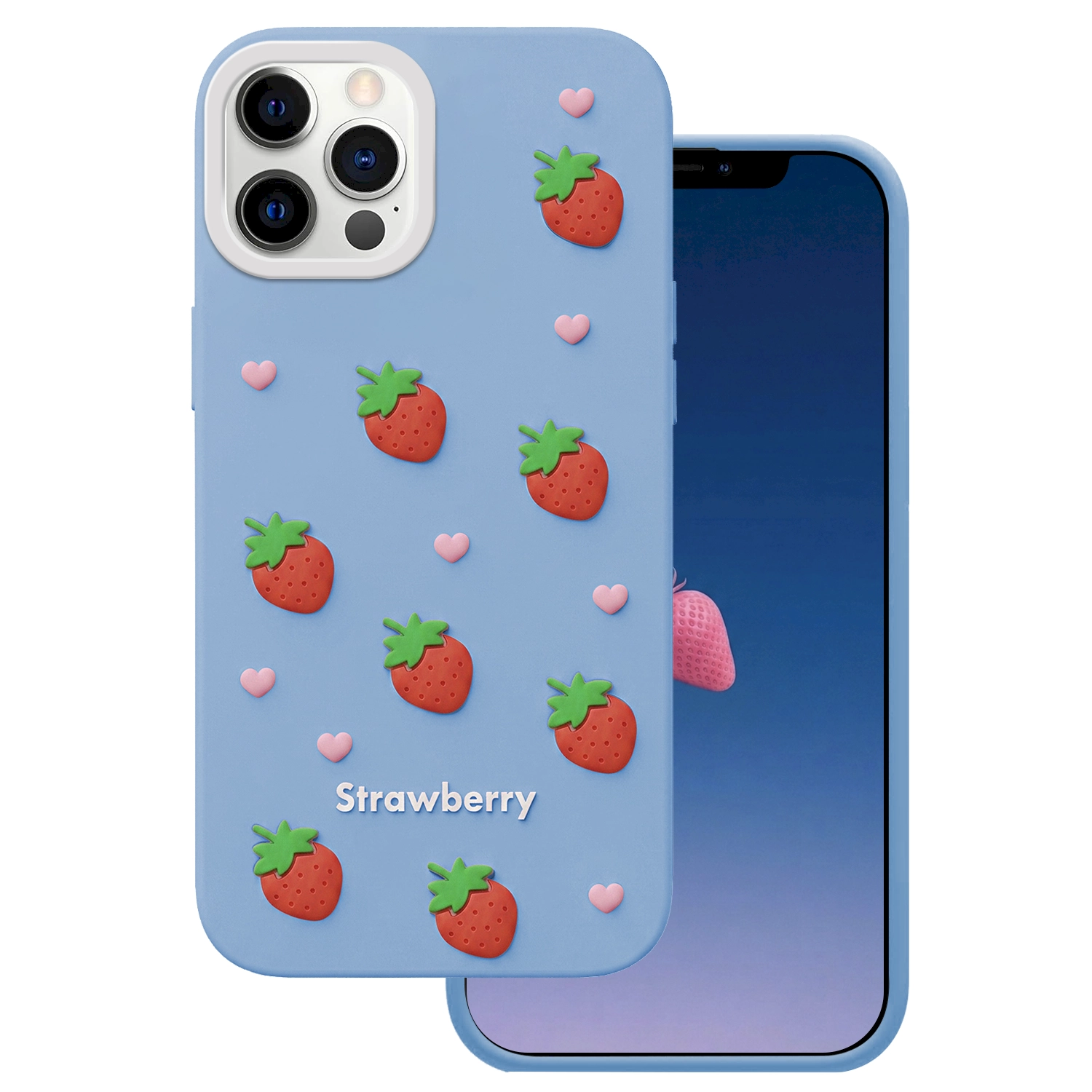 Mocco Strawberry Back Case for Apple