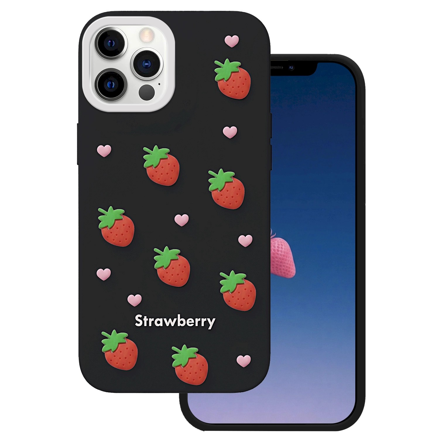 Mocco Strawberry Back Case for Apple