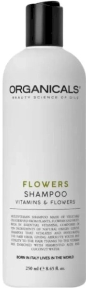 Organicals FLOWERS Shampoo VitaminsampFlower multivitamin shampoo