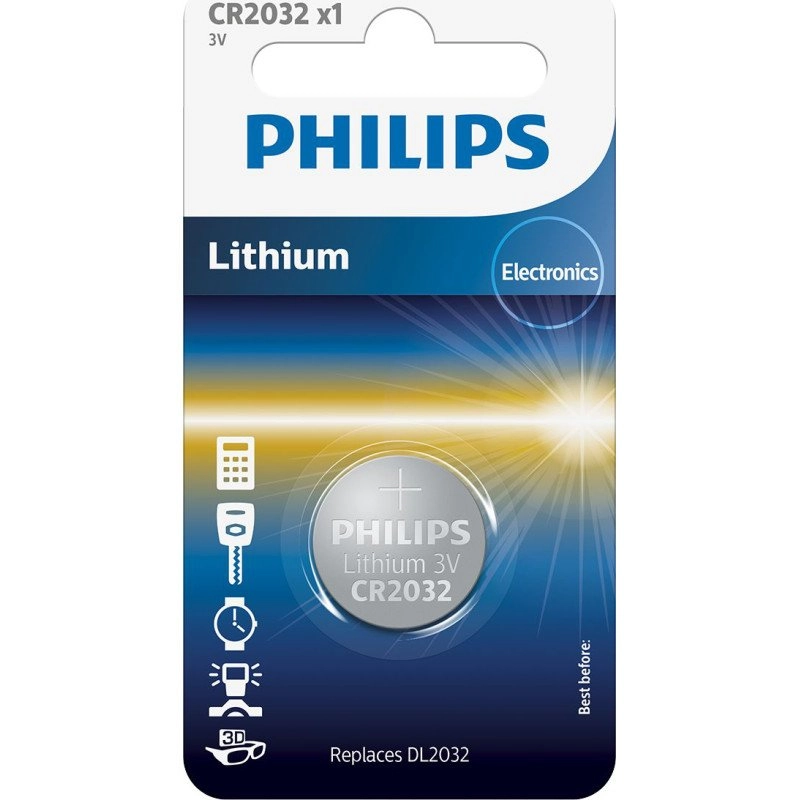 Philips Minicells Battery CR2032/01B 4895229106185 AZPHIUB23CR2032