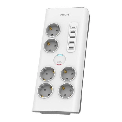 Philips 6 outlets USB-C USB-A 2