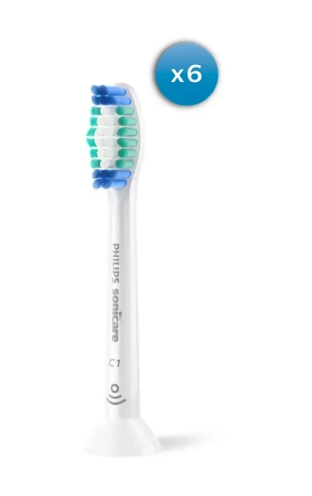 Pack of 6 brush heads Philips