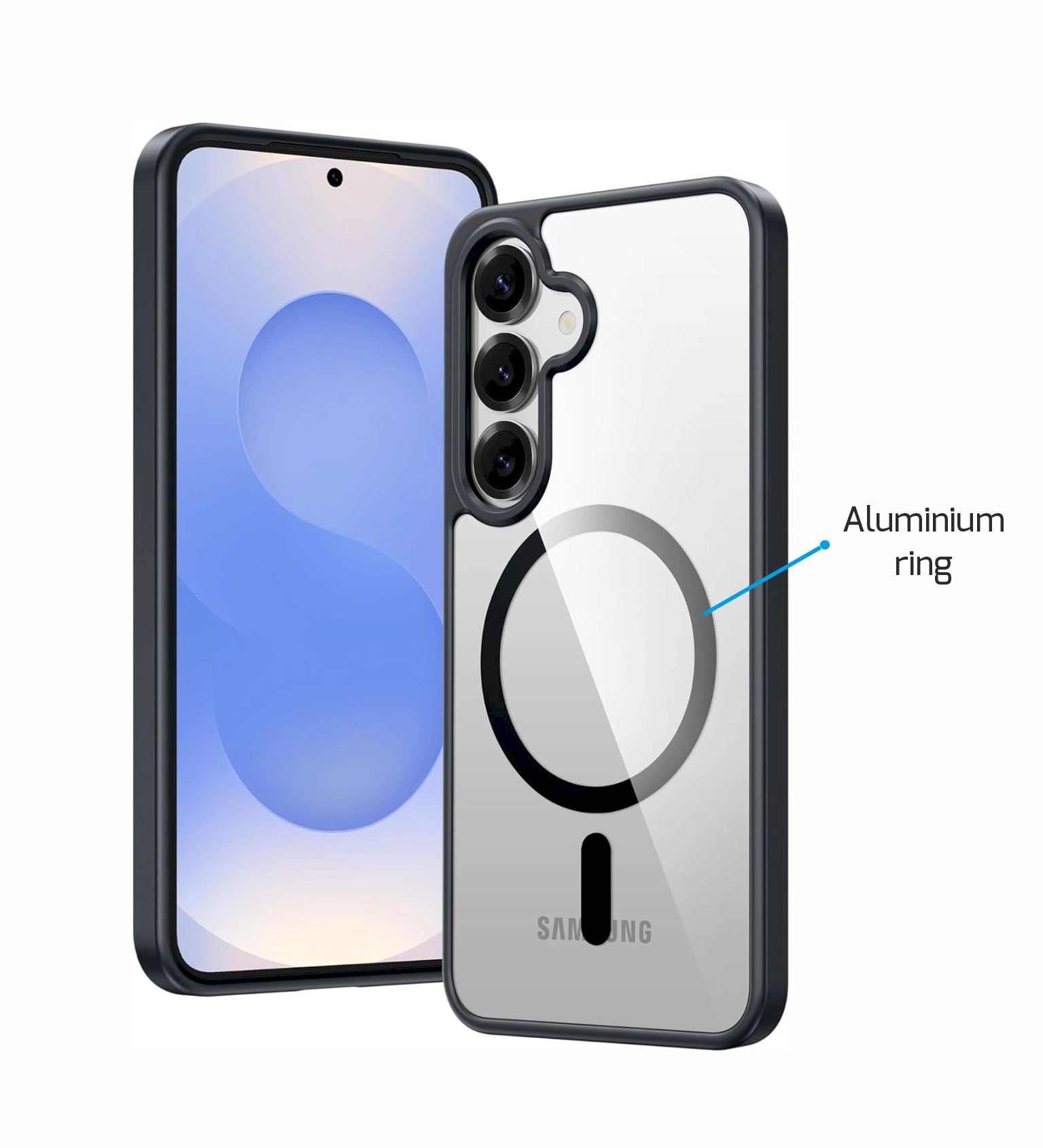 Swissten Clear Jelly MagStick Metallic Case
