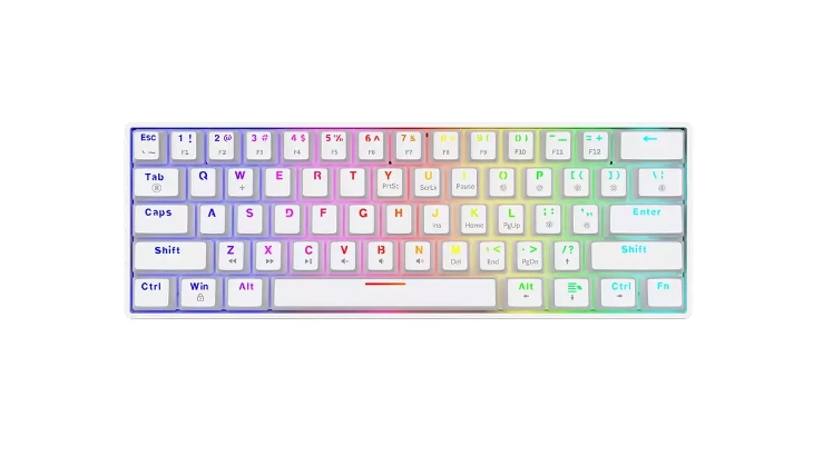 Klaviatūra Savio Mechanical WHITEOUT X2 OUTEMU RED