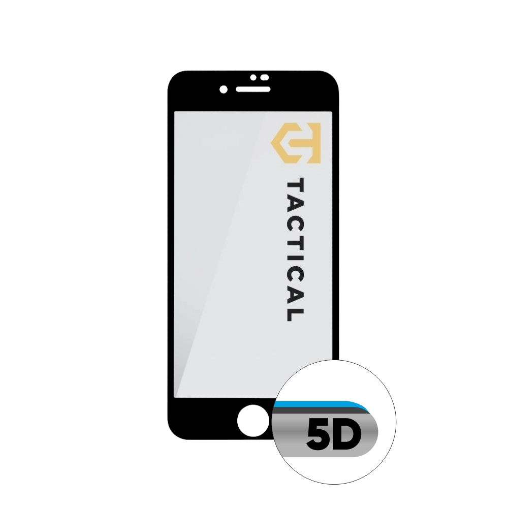Tactical Glass 5D iPhone 7/8/SE2020/SE2022 Black