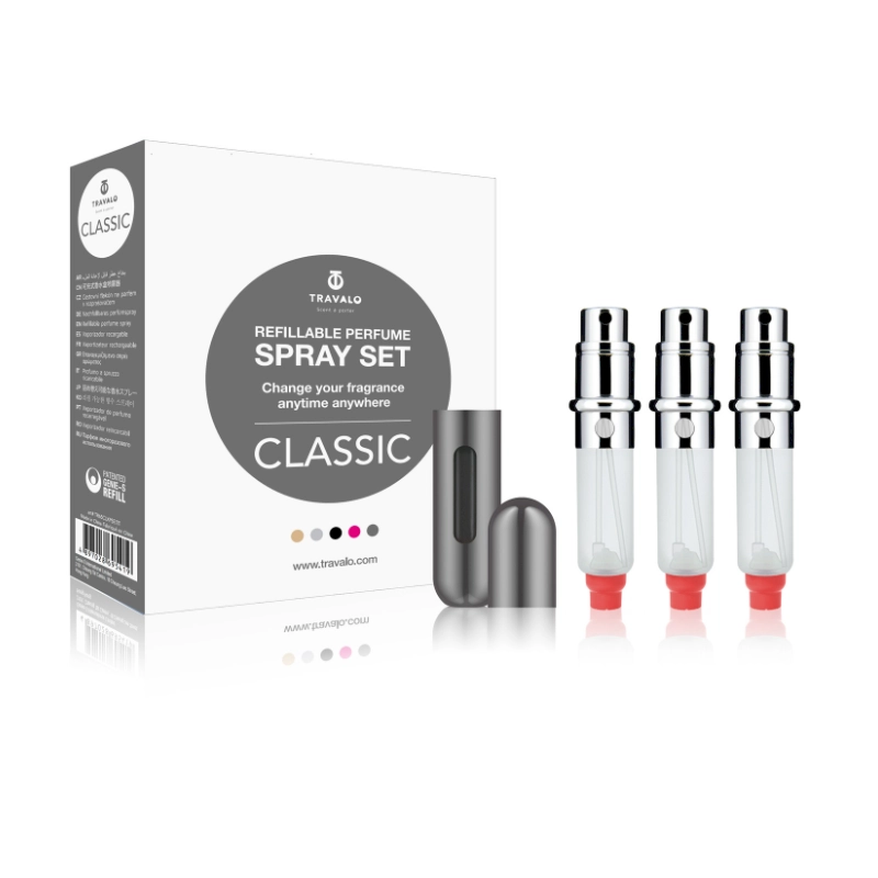 Travalo Classic refillable perfume atomizer 3x5