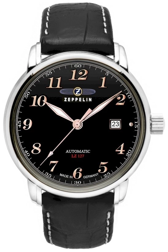 Zeppelin LZ127 7656-2 Automatik watch Black