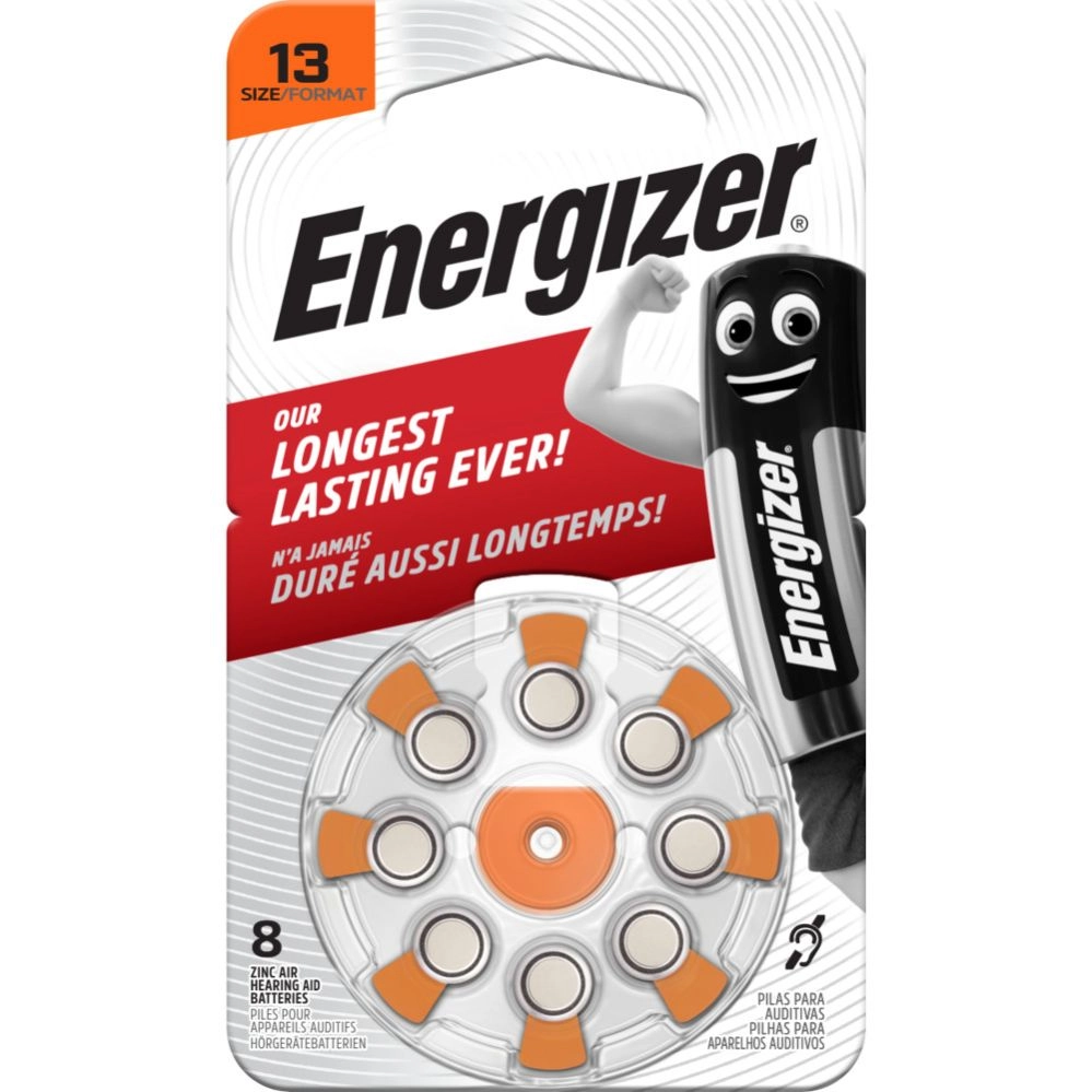 ENERGIZER 13 ZINC AIR TL8 AZ13DP8