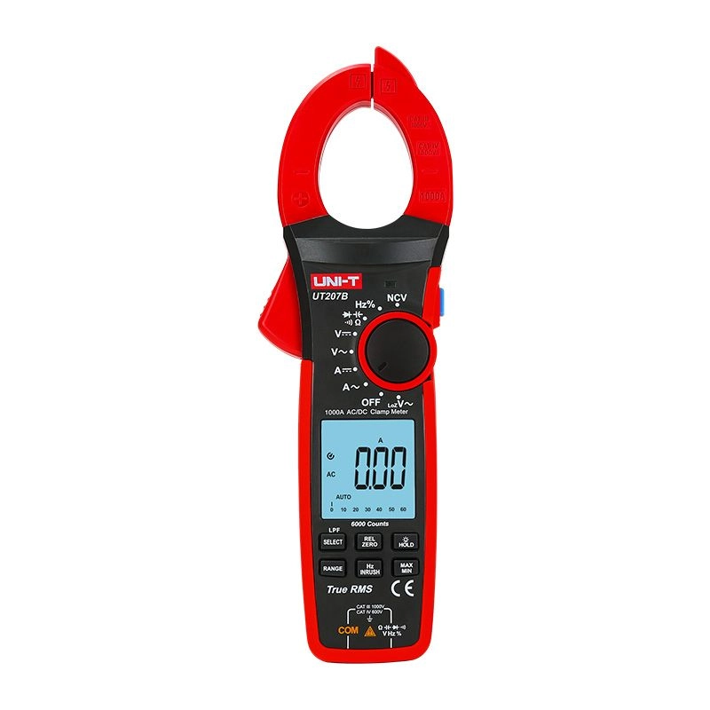 Digitālais klempju mērītājs   DC/AC spriegums: 1000V