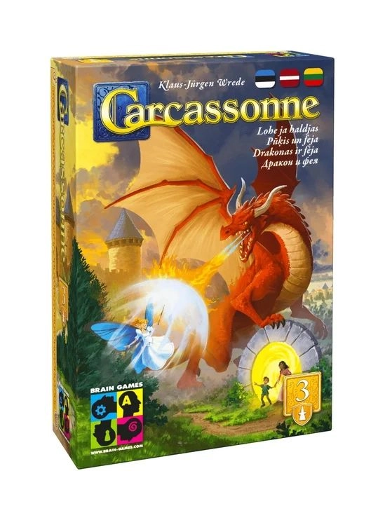 Carcassonne exp 3: Dragon and Fairy