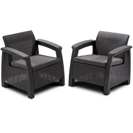 Garden chairs Corfu Duo Set peleki