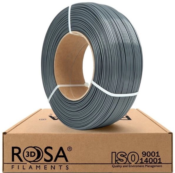 Filaments PET-G pelēks 1.75mm 1kg