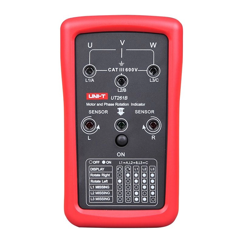 Testeris: fāžu secības; LED; 90÷600VAC; Frekvence: