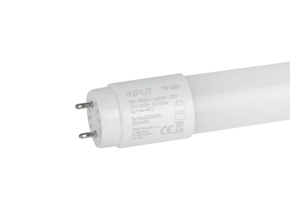LED lampa T8 G13 230V 9W